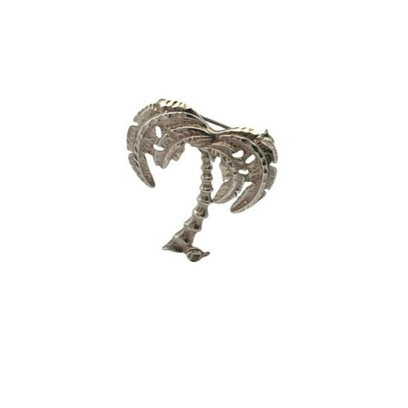Designer Mexico Sterling Silver Palm Tree Moveable Brooch Pin! 70 - Picture 1 of 6